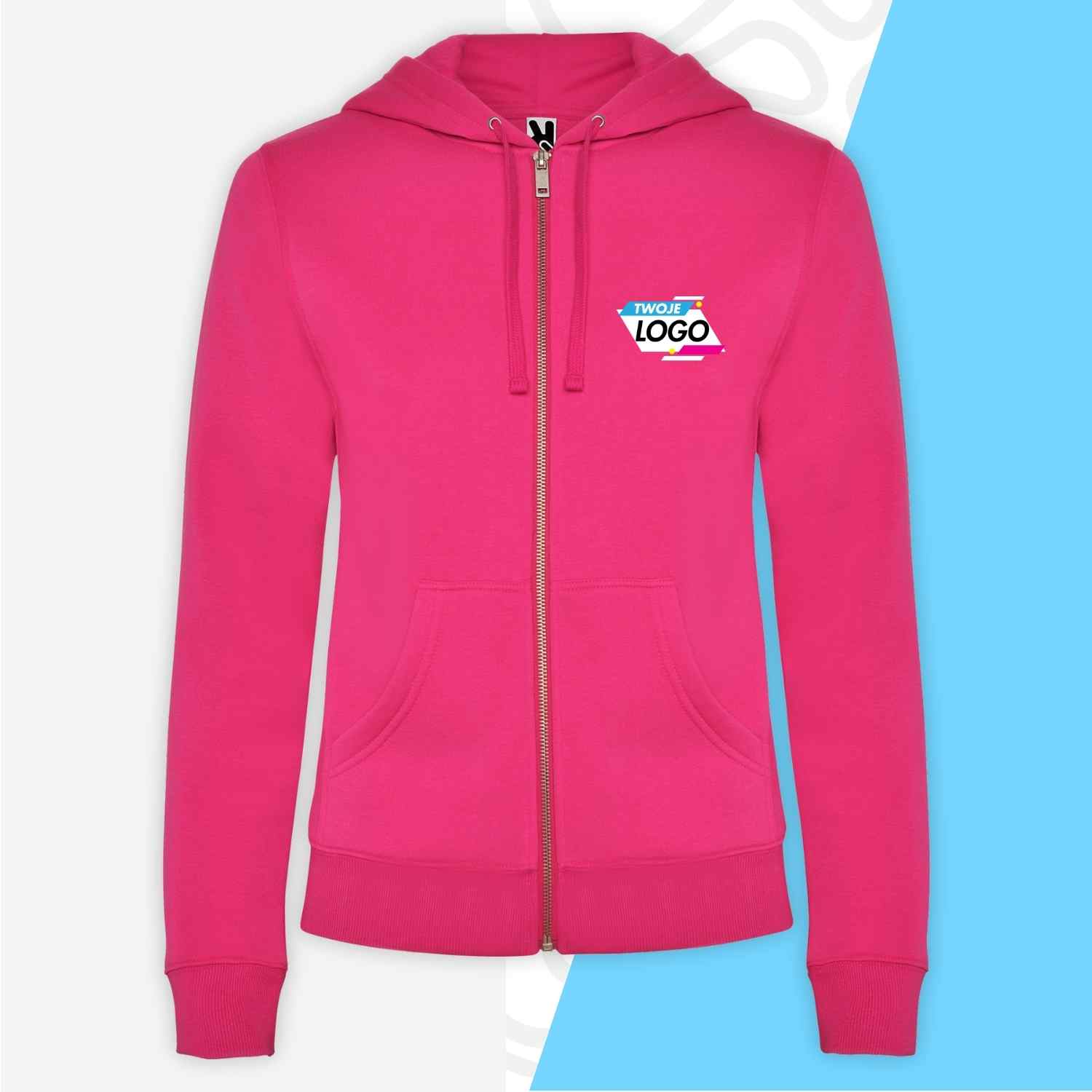 Custom Zippered Hoodie Woman