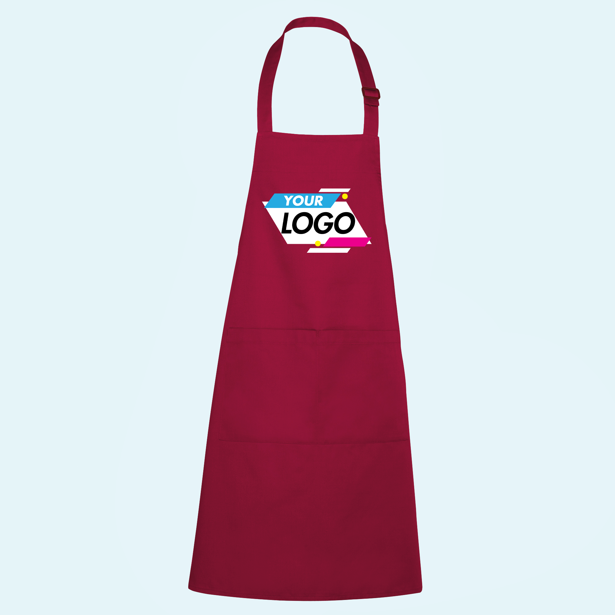 Custom Long Twill Apron with Pockets